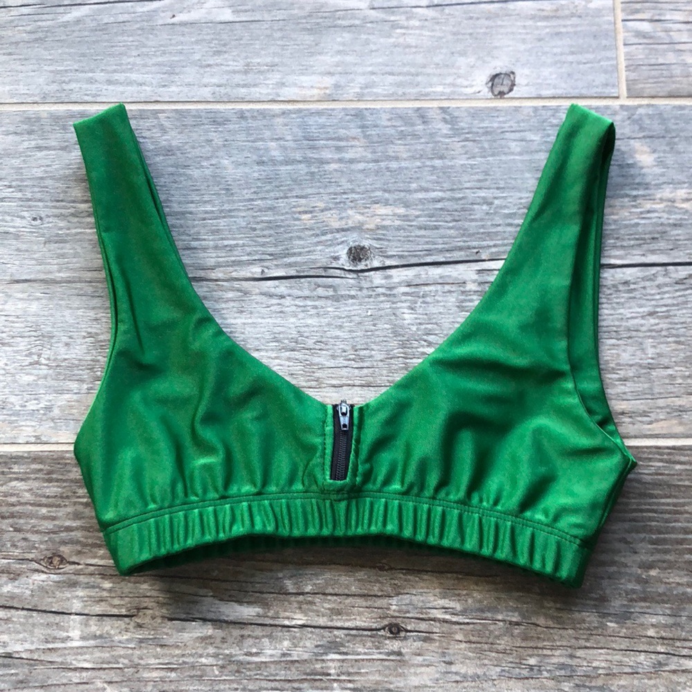 Stone Fox Swim Bikini Top Size Small